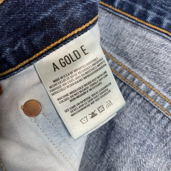 Agolde | Jamie Classic High Rise Distressed Jeans in Resolution 25 Raw Hem - Picture 6 of 11